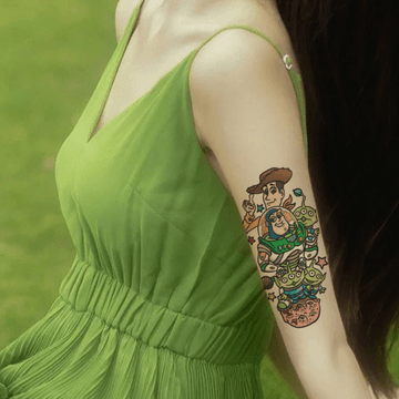 Colorful Cartoons Semi-Permanent Tattoo SHIYUMO
