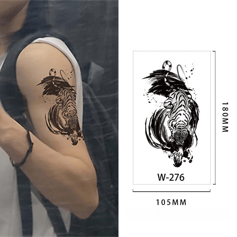 Fierce Tiger Semi-Permanent Tattoo SHIYUMO